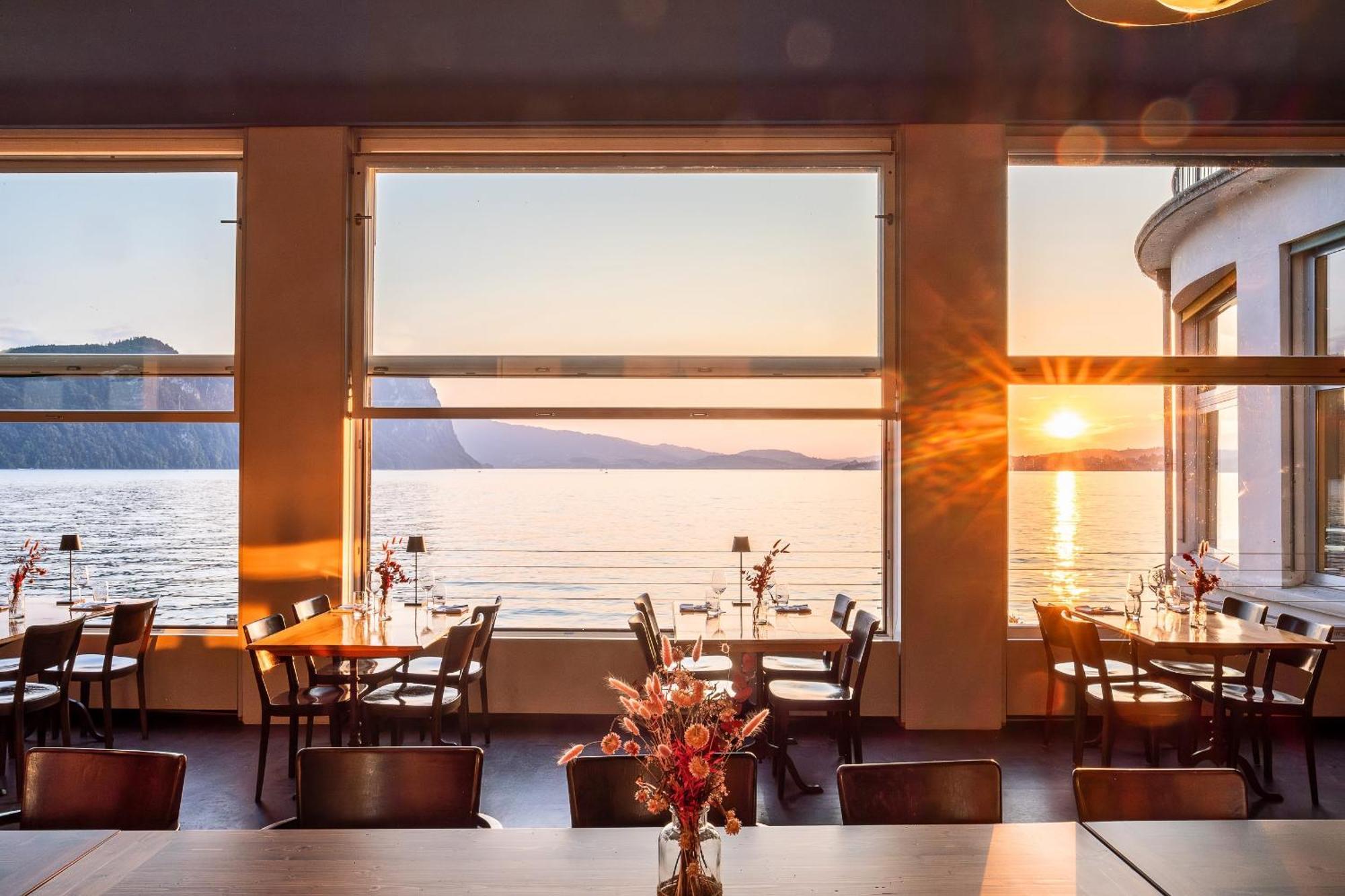 Hotel Terrasse Am See Вицнау Экстерьер фото