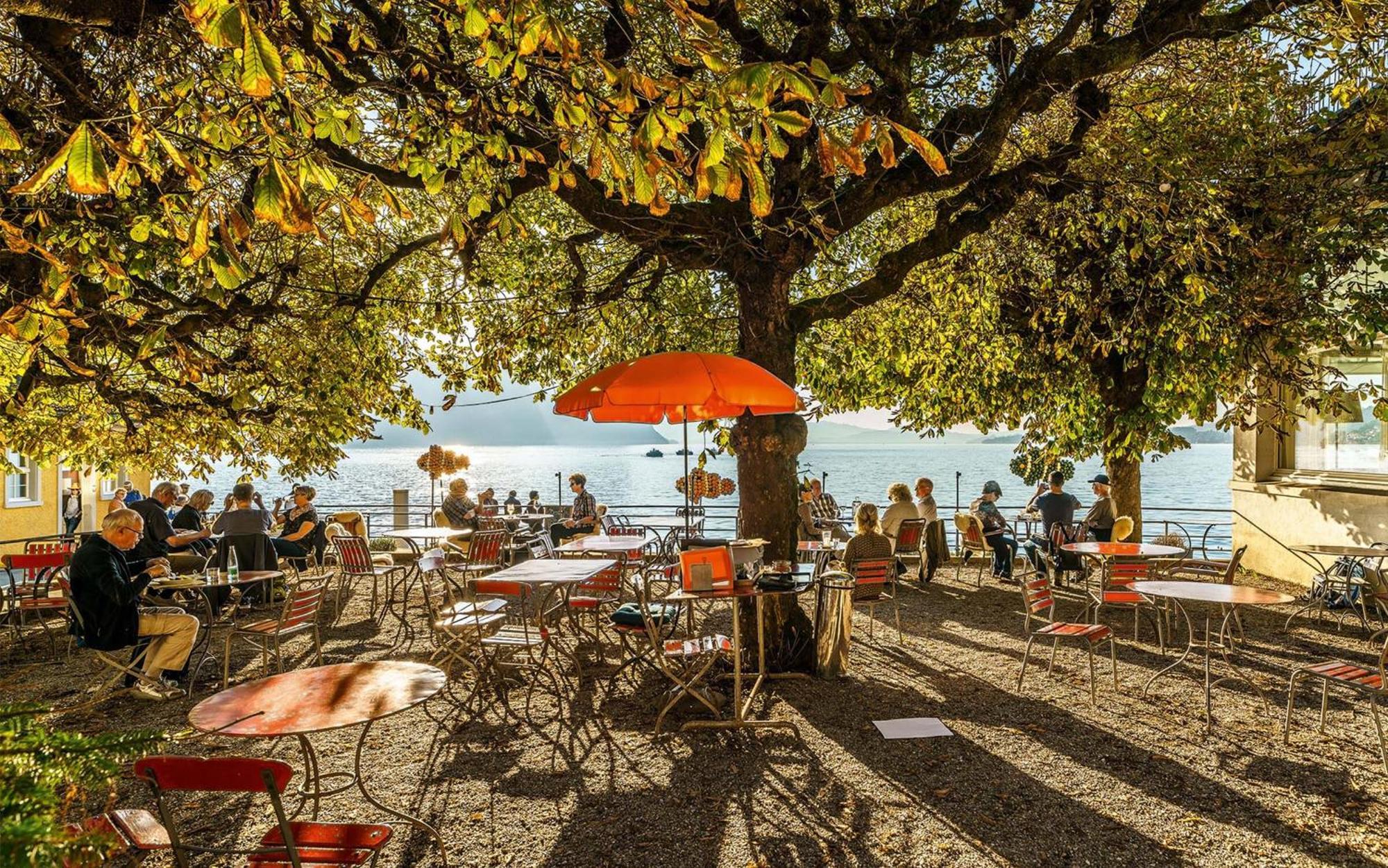 Hotel Terrasse Am See Вицнау Экстерьер фото