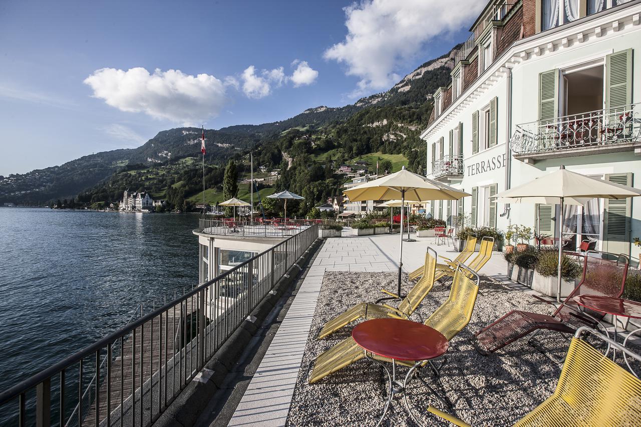 Hotel Terrasse Am See Вицнау Экстерьер фото